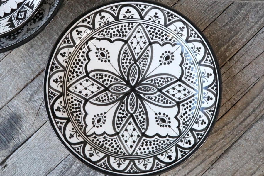 Handgert Marrakech Fat/Bakki 35 cm dökk blátt