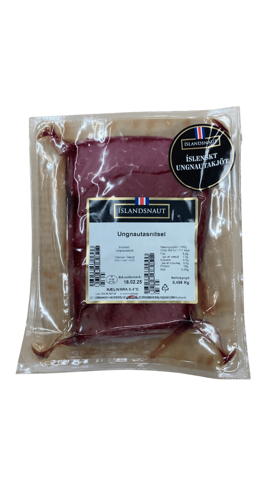 Íslandsnaut Ungnautasnitsel