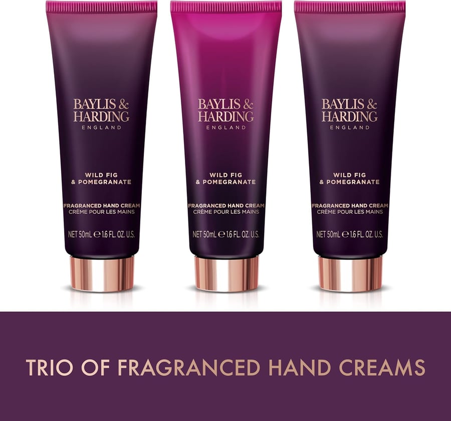 Baylis & Harding Wild Fig & Pomegranate lúxus handáburður 3 í setti