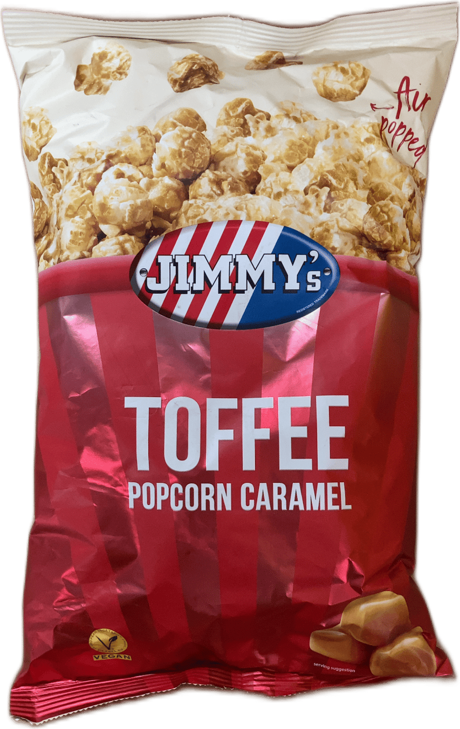 Jimmy's karamellupoppkorn 180 g