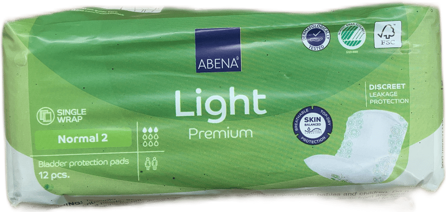 Abena Light Premium Normal 2 þvaglekapúðar 12 stk