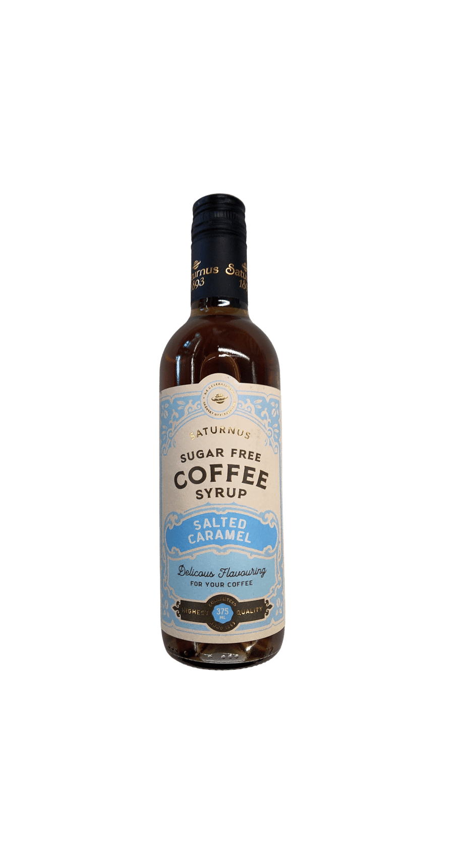 Saturnus sykurlaust kaffisíróp með söltu karamellubragði 375 ml