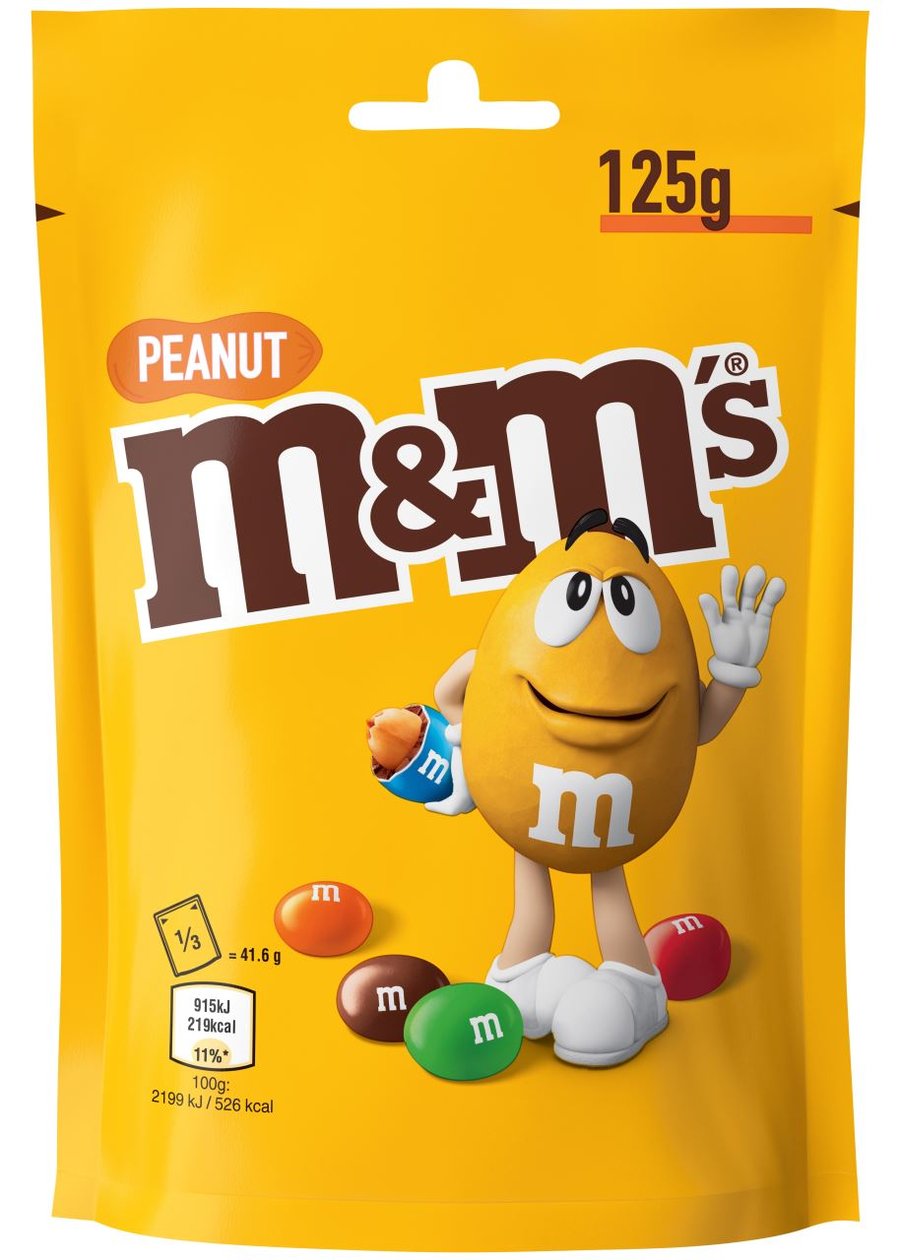 M&M's með jarðhnetum 125 g