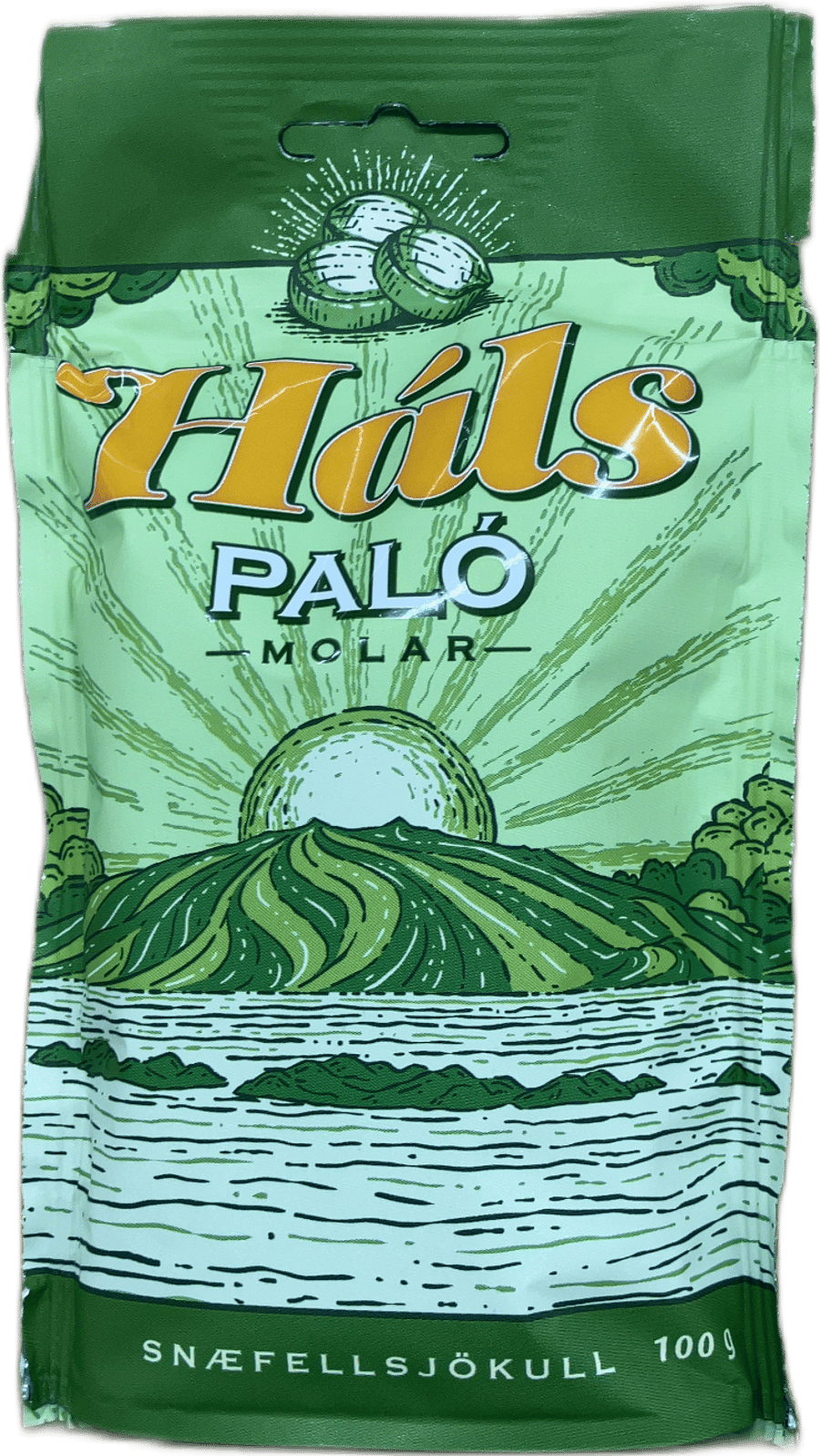 Nói Síríus Palo Molar Hálsmolar Mentól Eukalyptus 100 g