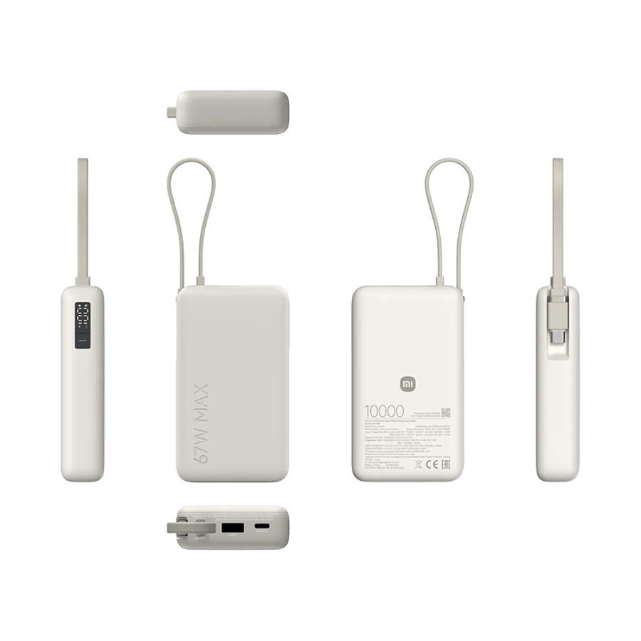 Xiaomi 67W Power Bank 10.000mAh hleðslubanki m. snúru
