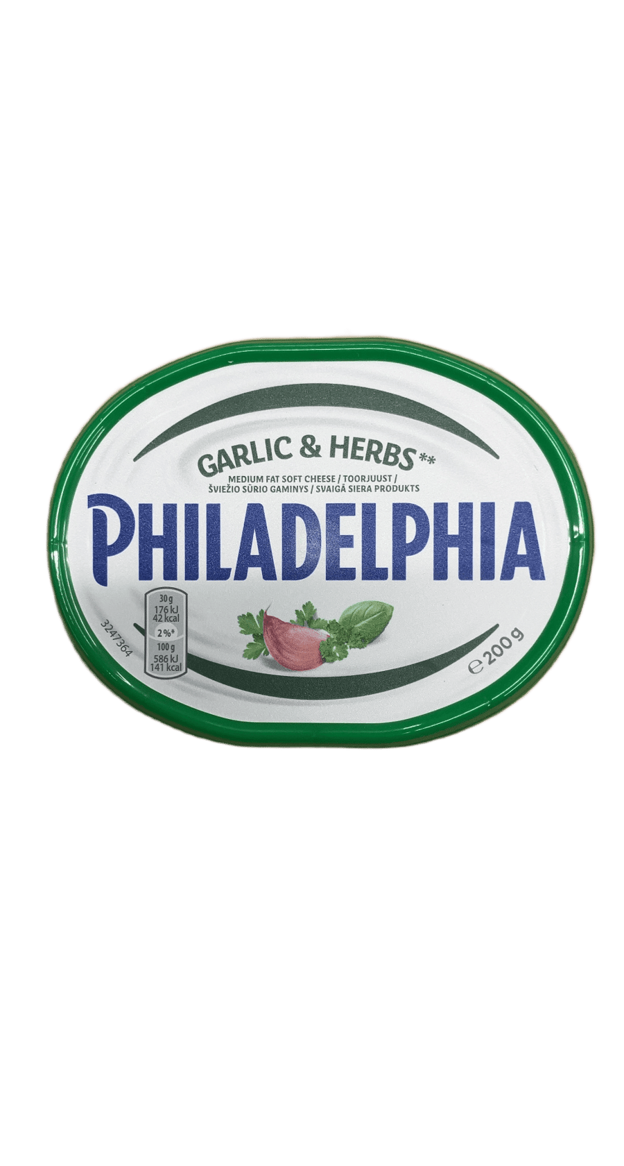 Philadelphia með hvítlauk og kryddjurtum 200 g