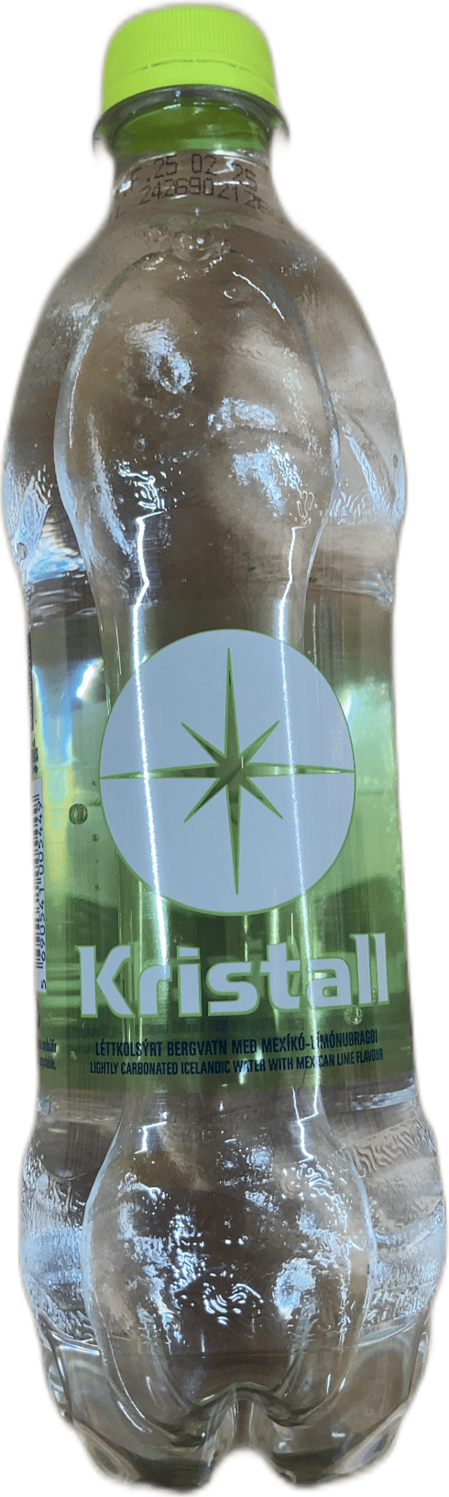 Kristall Léttkolsýrt Bergvatn með Mexíkó-límónubragði 500 ml