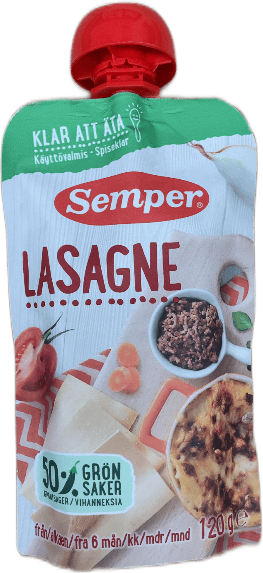 Semper Lasagne 6 Mán 120 g