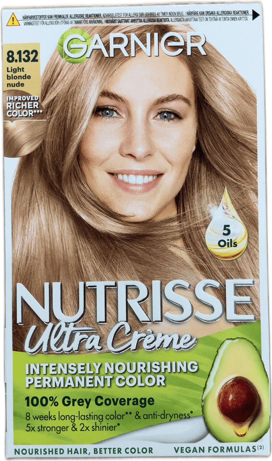 Garnier Nutrisse Ultra Creme 8.132 ljósblondur Nude