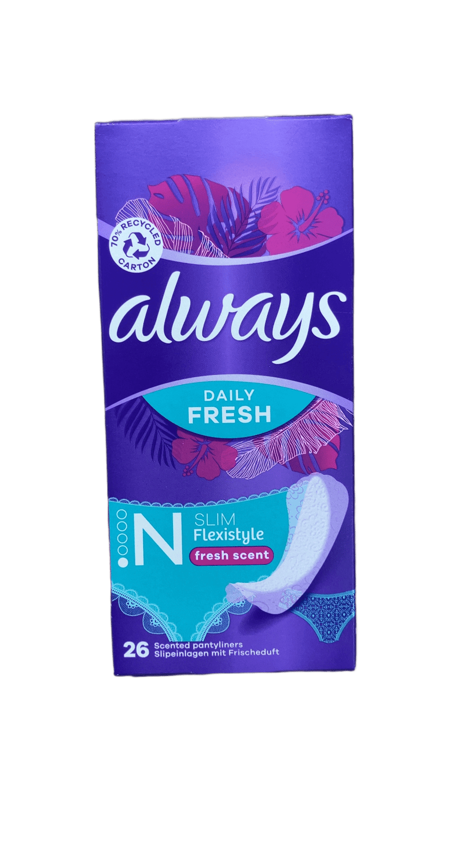 Always Daily Fresh Slim Flexistyle ilmandi nærbuxnainnlegg 26 stk