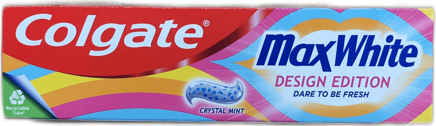 Colgate MaxWhite Design Edition Kristalminta 75 ml