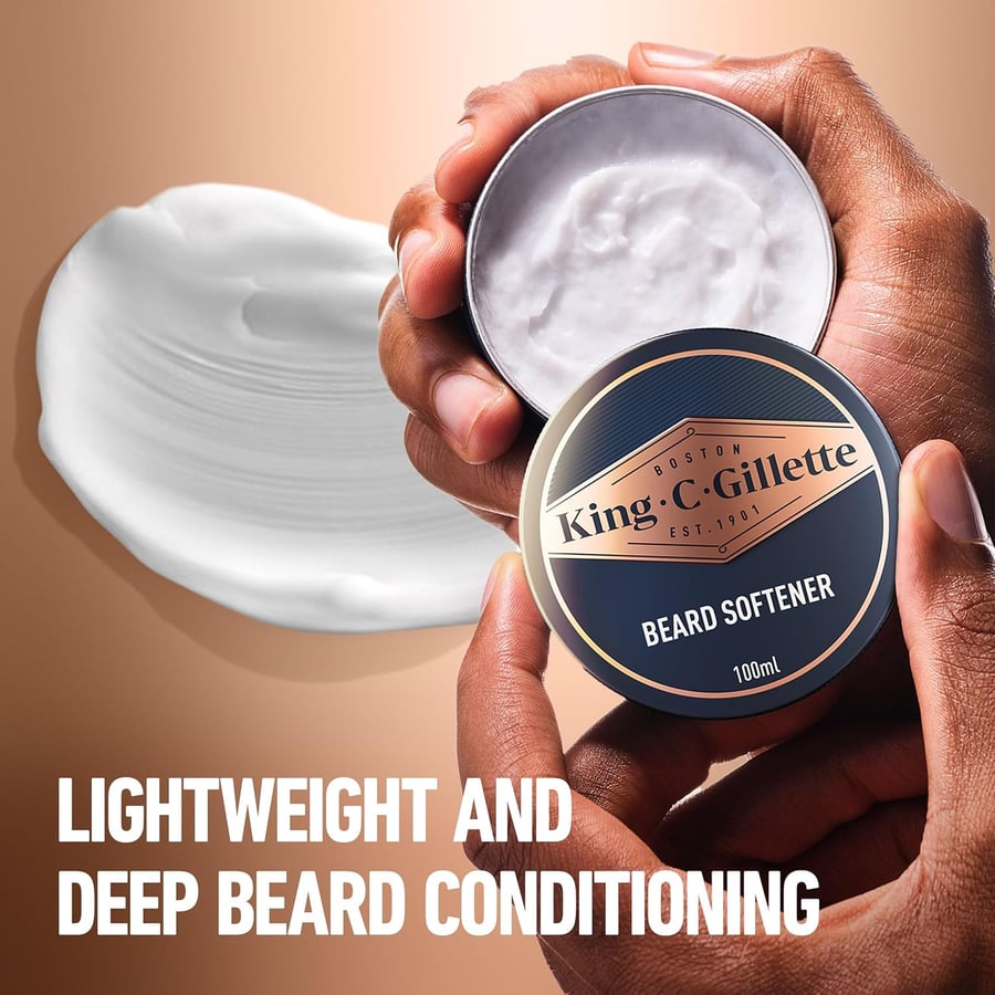 King C Gillette mýkingarkrem fyrir skegg 100 ml