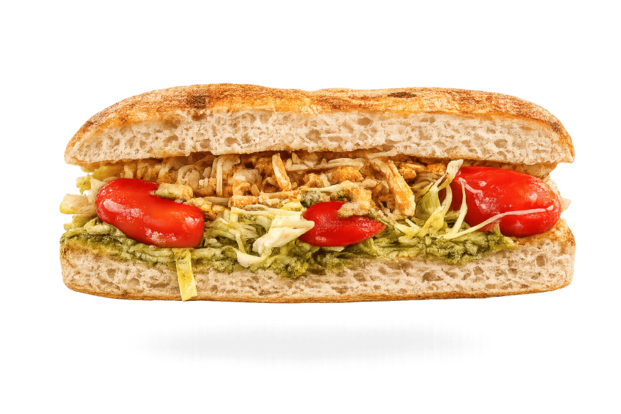 Focaccia Kjúklingur