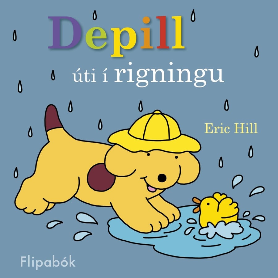 Depill úti í rigningu