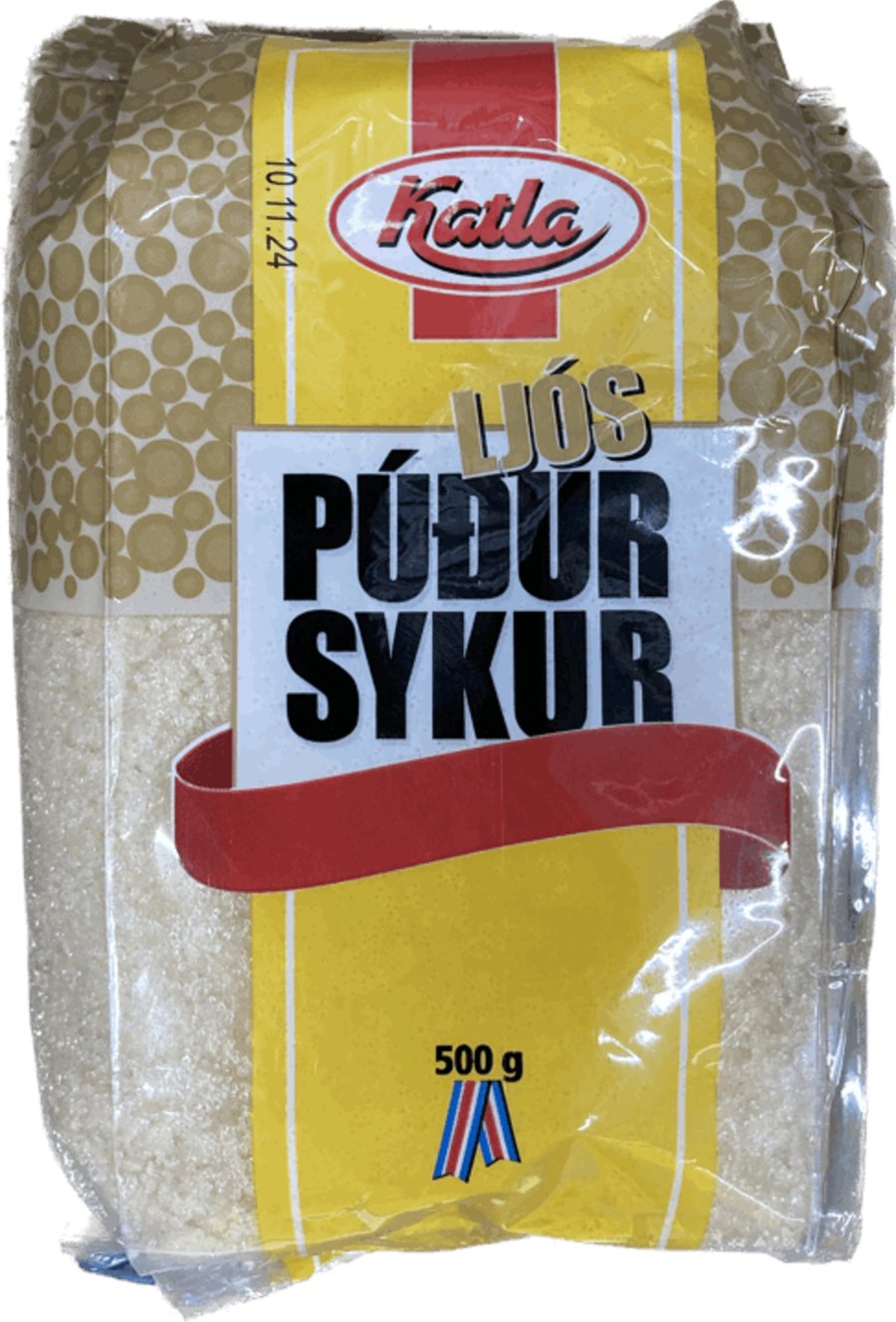 Katla Ljós Púðursykur 500 g