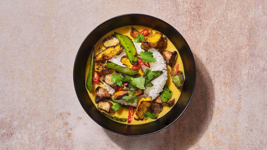 Glóðarsteikt kjúklinga-curry