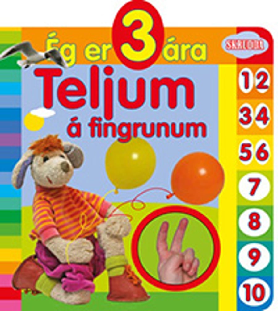 Ég er 3 ára - Teljum á fingrunum