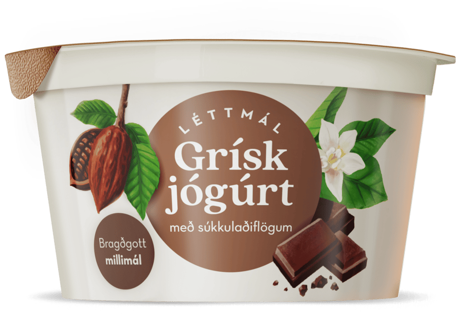 Léttmál Grísk jógúrt með súkkulaðiflögum 180 g