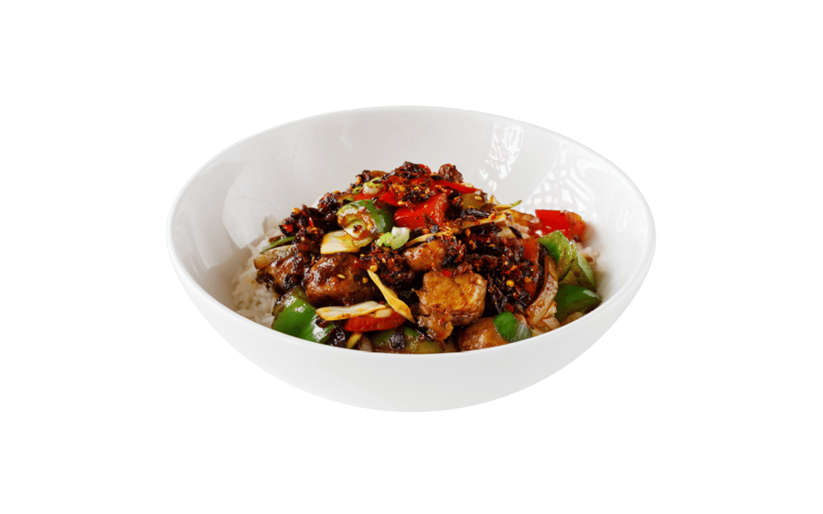 317. Sichuan chili kjúklingur