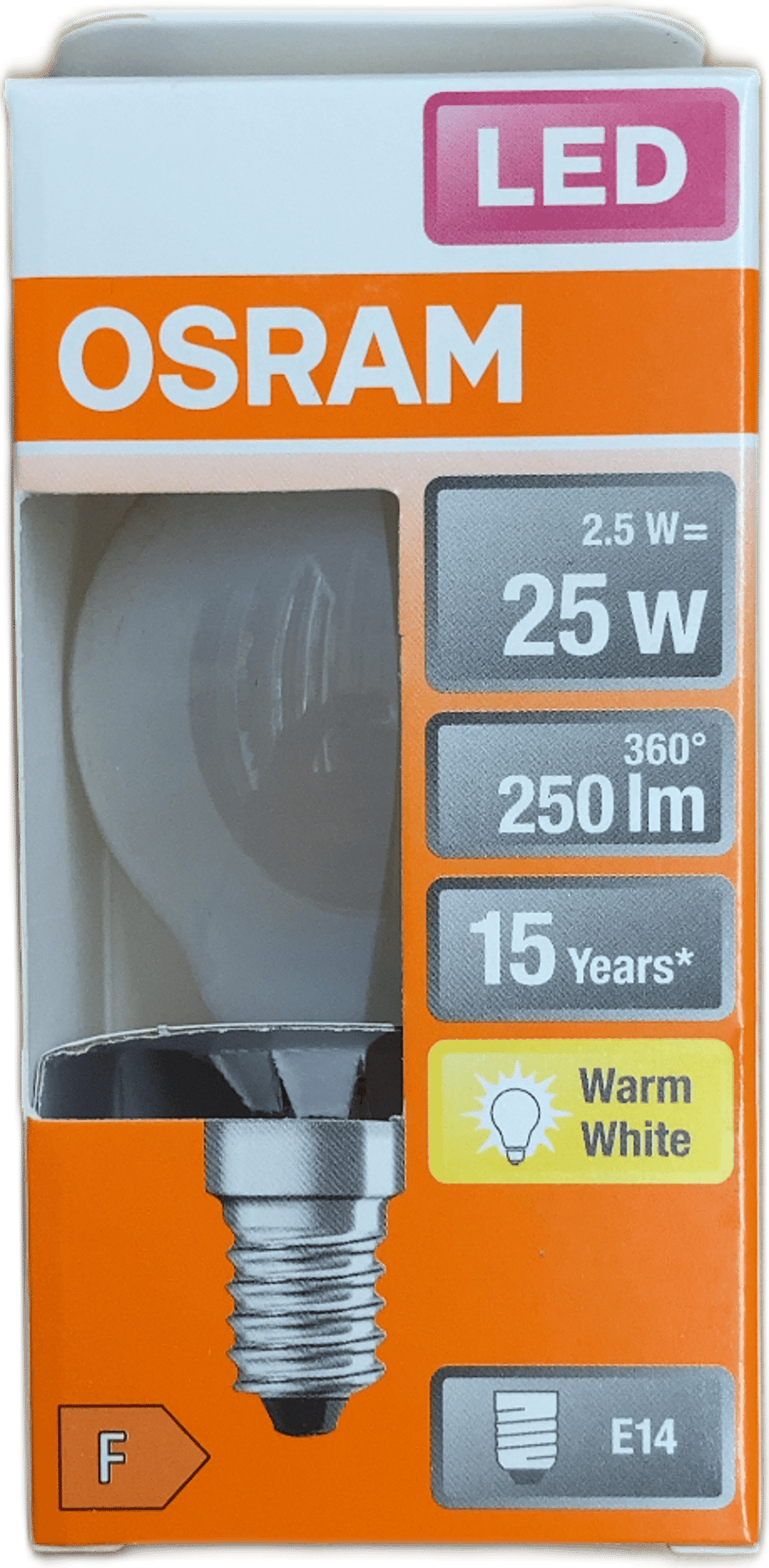 Osram LED Star Classic P 25 E14 2,5 W hlýhvítt