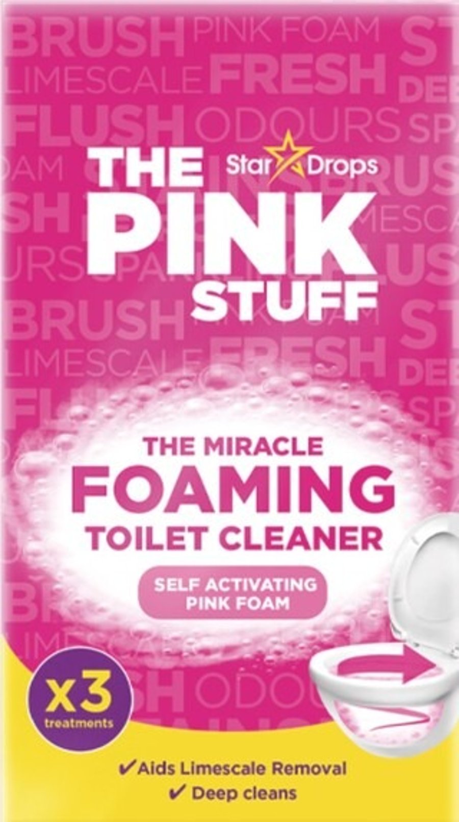 The Pink Stuff WC hreinsifroða 3 skammtar