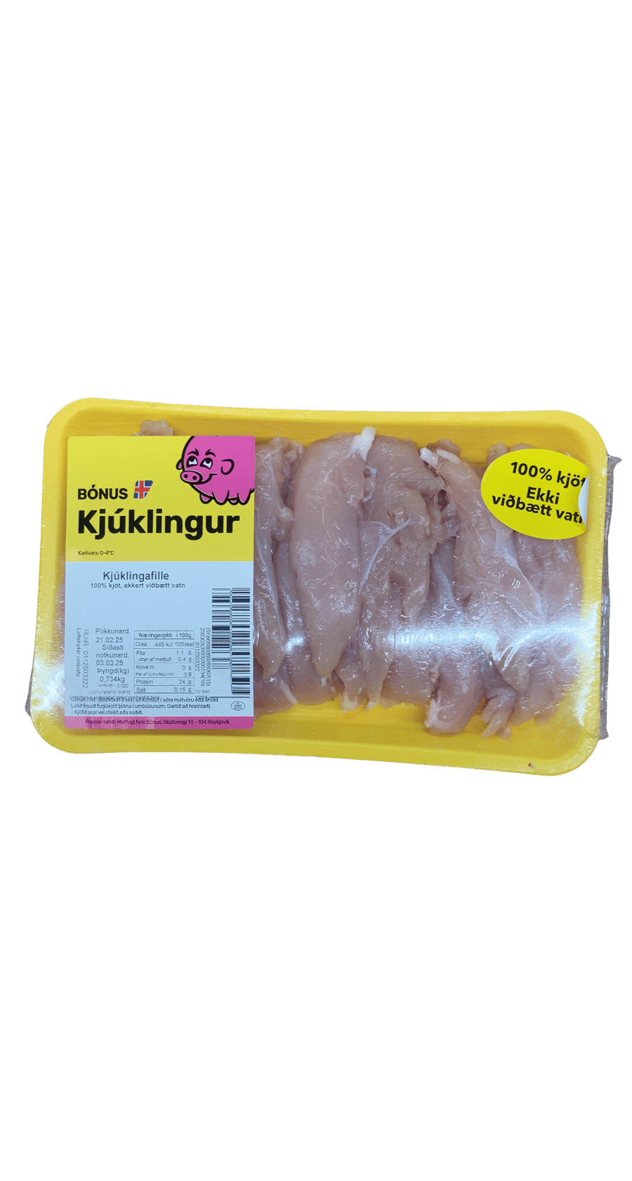 Bónus Kjúklingafille 734 g