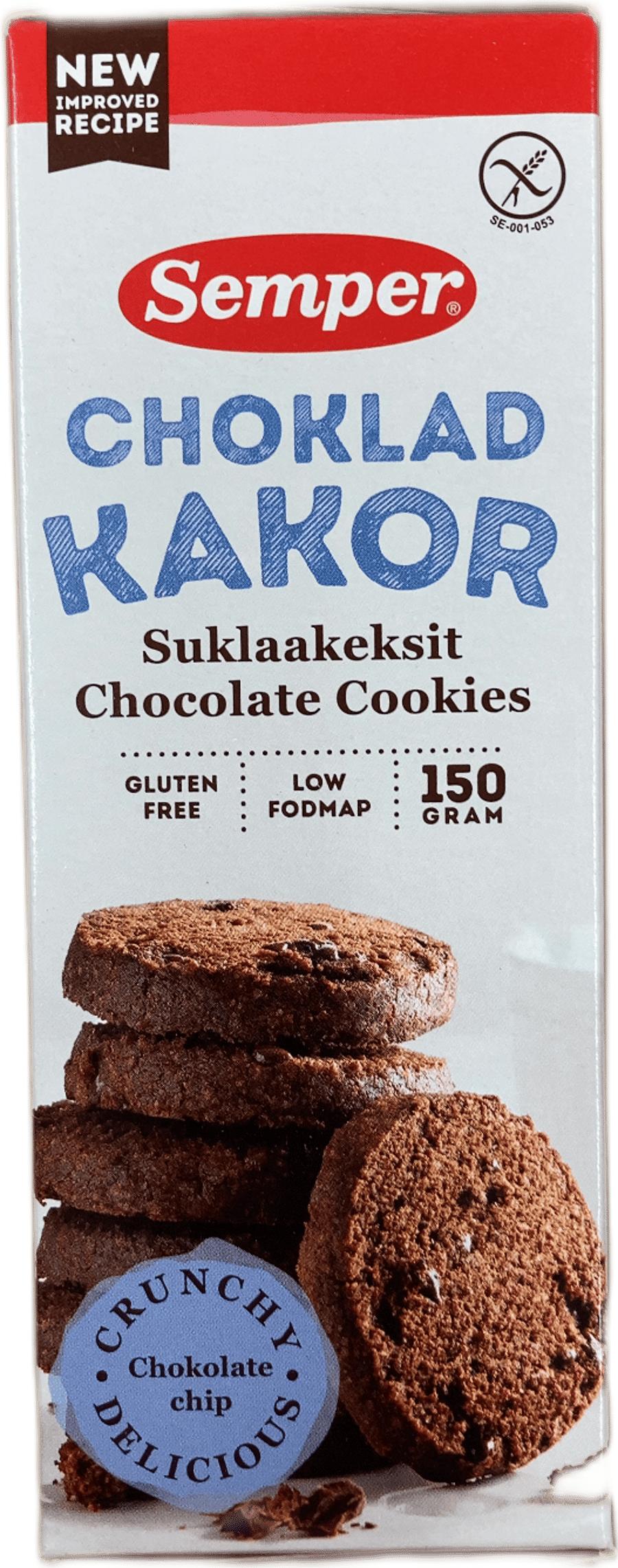 Semper súkkulaðikökur 150 g