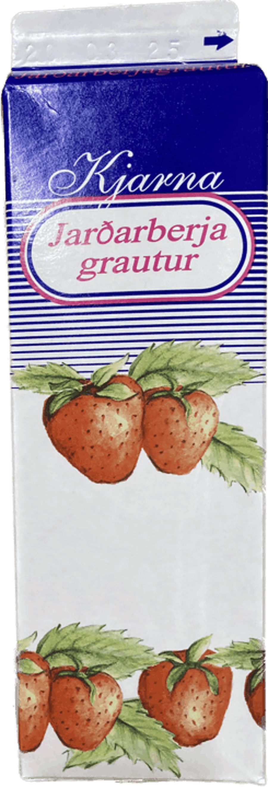 Kjarna grautur jarðaberja 1 ltr