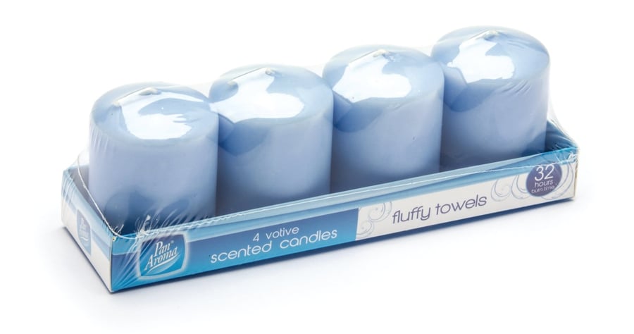 Pan Aroma Votive kerti Fluffy Towels 4 stk
