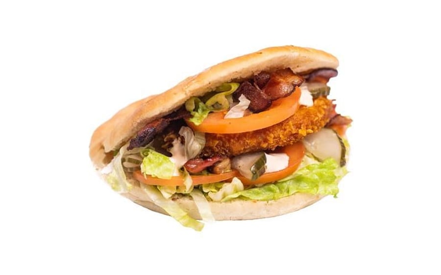 Crispy chicken píta