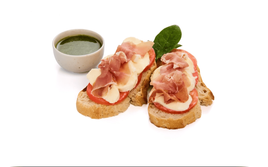Mozzarella Serrano Toast