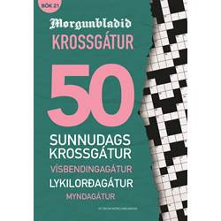 Krossgátur Morgunblaðið bók 21