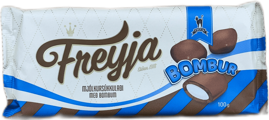 Freyja Mjólkursúkkulaði með Bombum 100 g