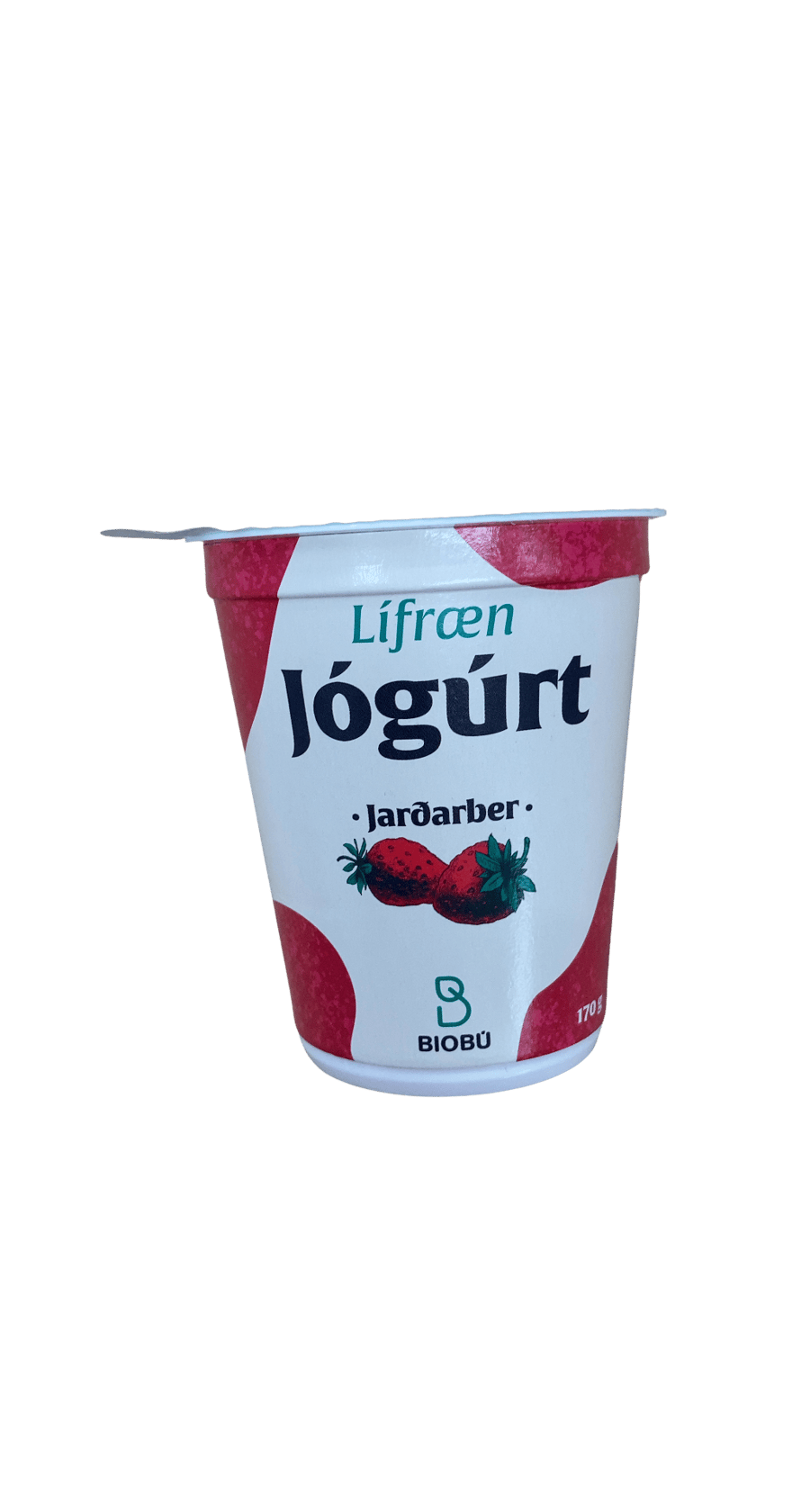 Biobú Lífræn Jógúrt Jarðarber 170 g