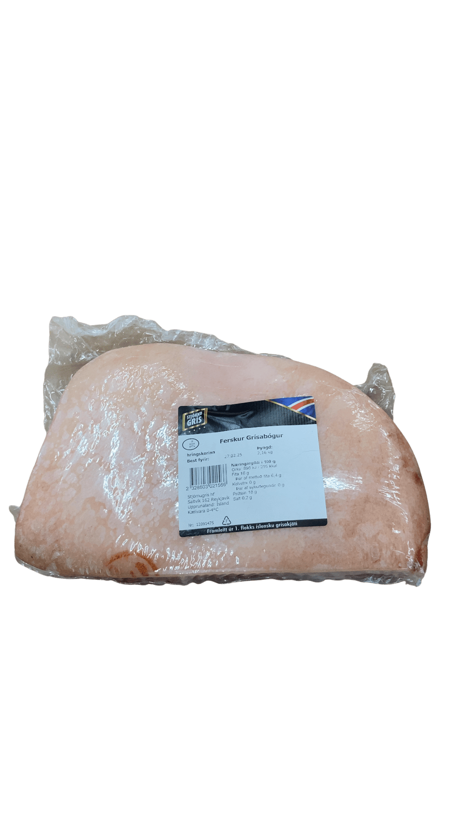 Stjörnugrís Ferskur Grísabógur Hringskorinn 2160 g