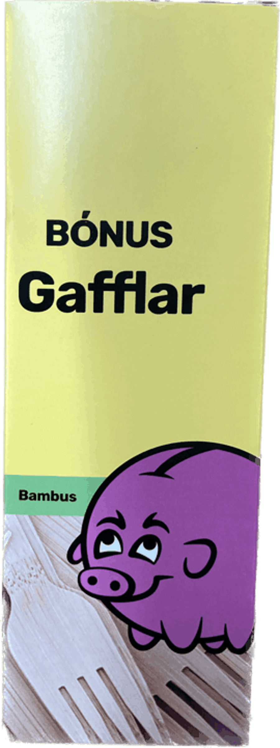 Bónus bio gafflar 20 stk