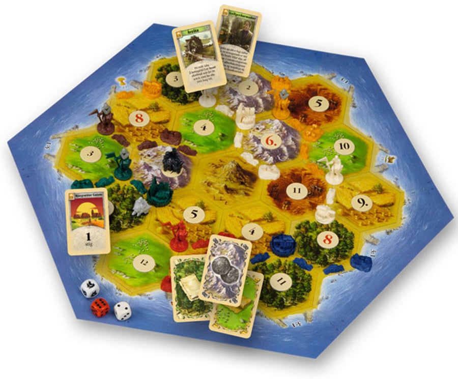 Landnemarnir á Catan - Borgir og Riddarar viðbót 