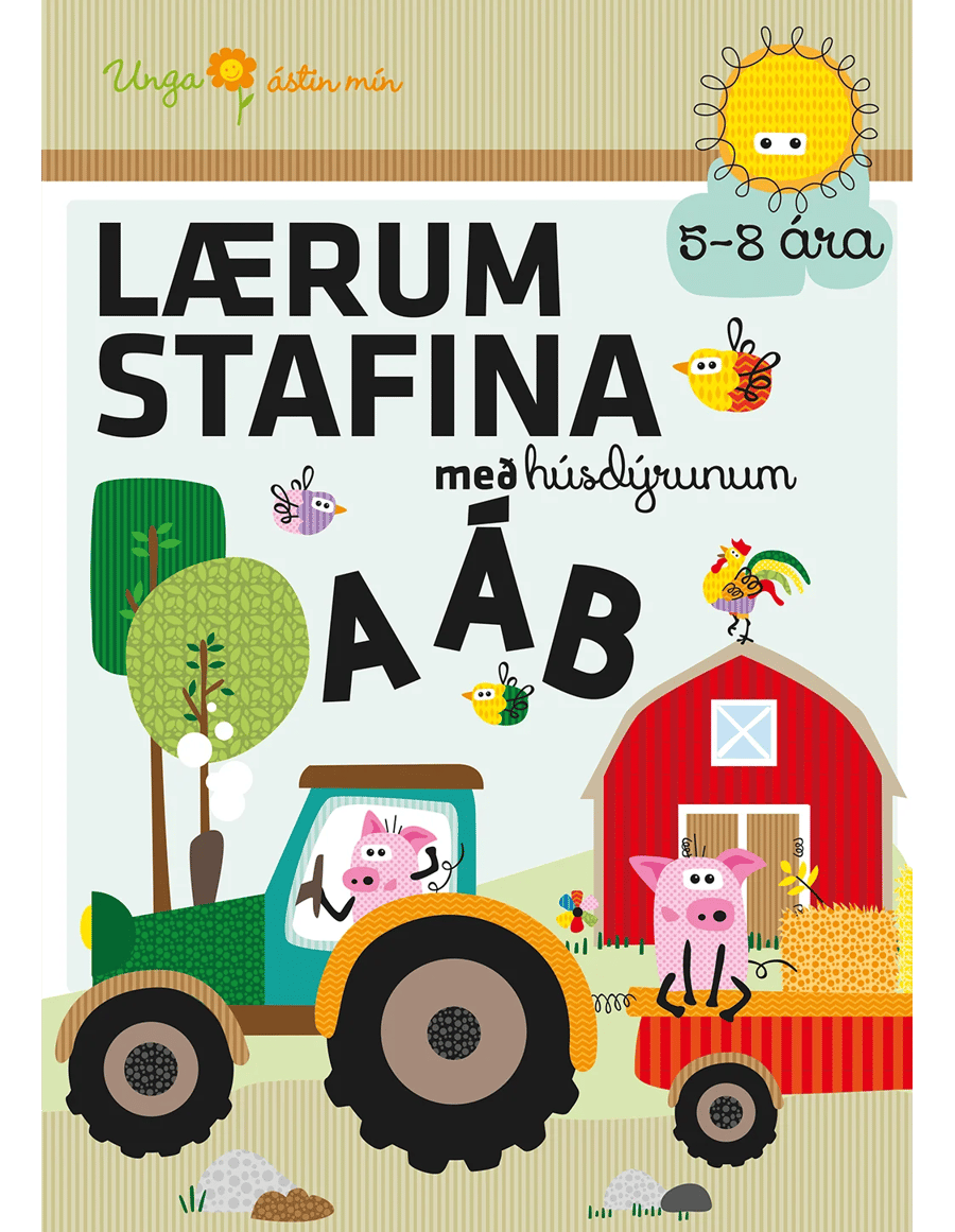 Lærum stafina með húsdýrum