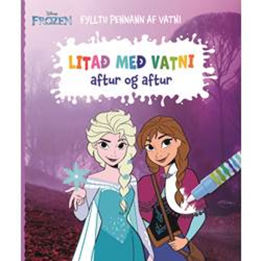 Frozen - litað með vatni aftur og aftur