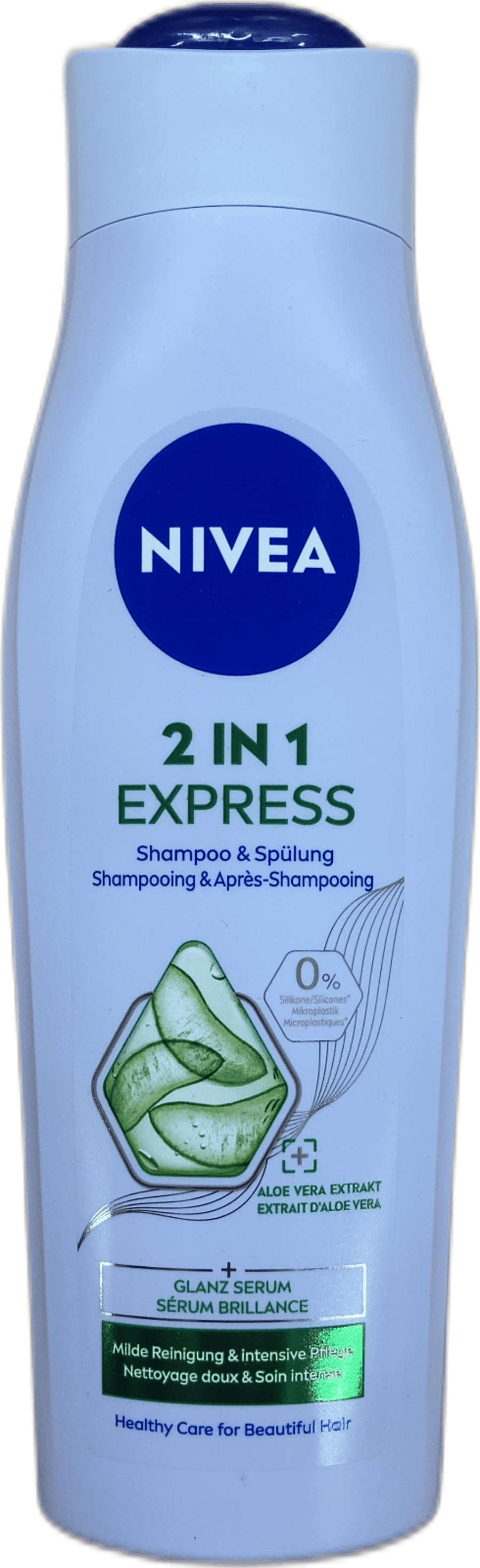 Nivea 2 í 1 Express sjampó og hárnæring með aloe vera 250 ml