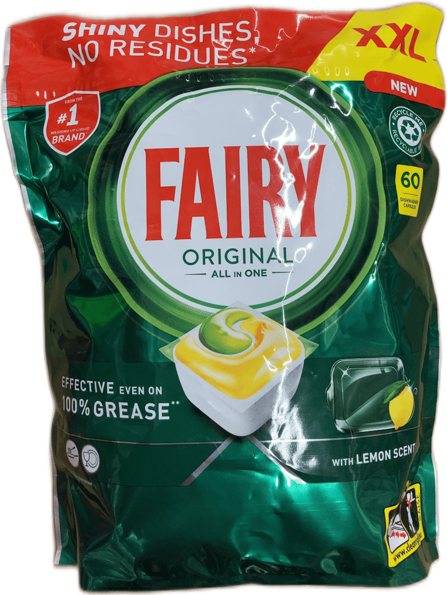 Fairy Original All In One uppþvottavélarhylki 60 stk