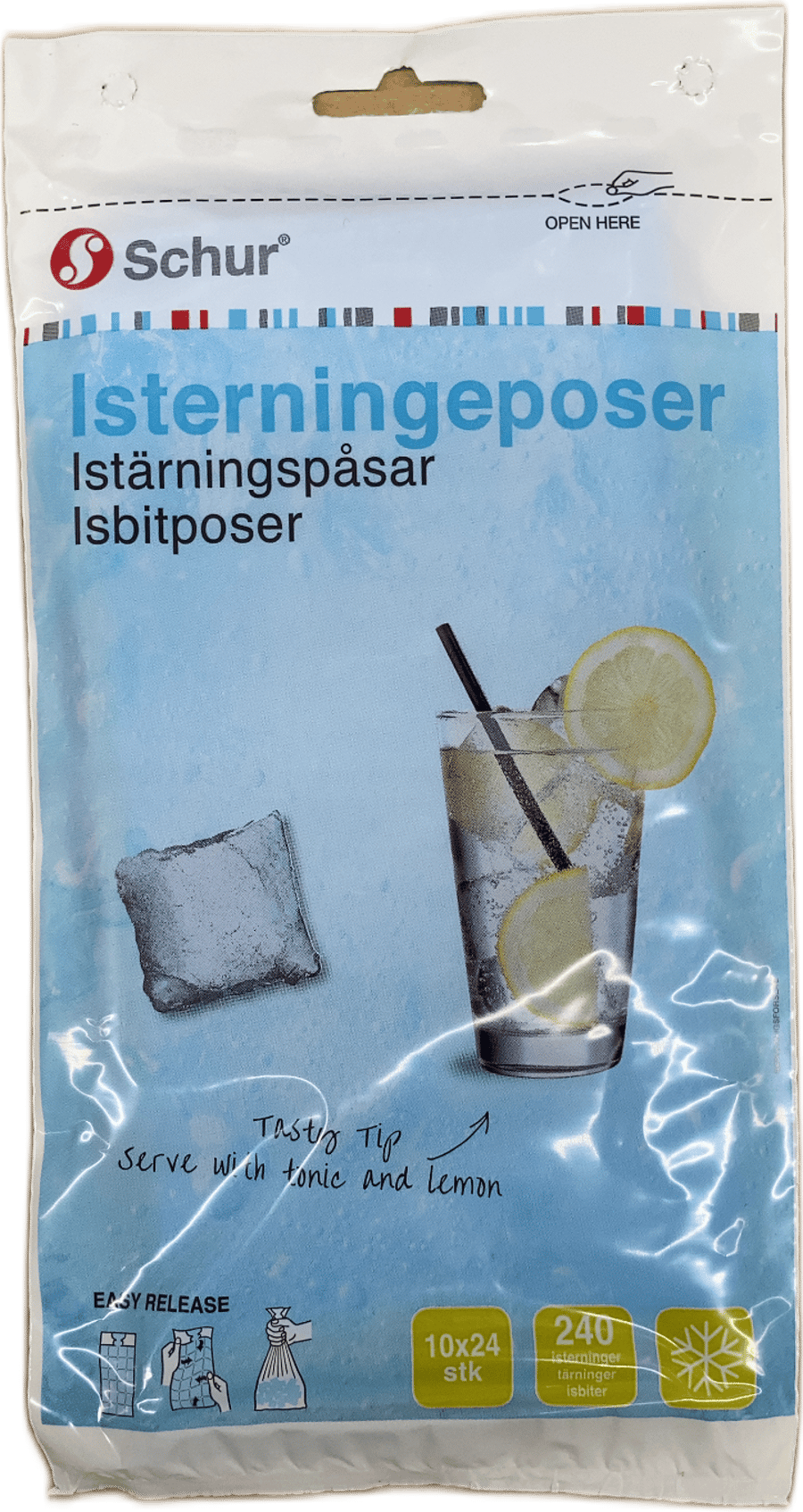 Schur ísmolapokar 240 stk
