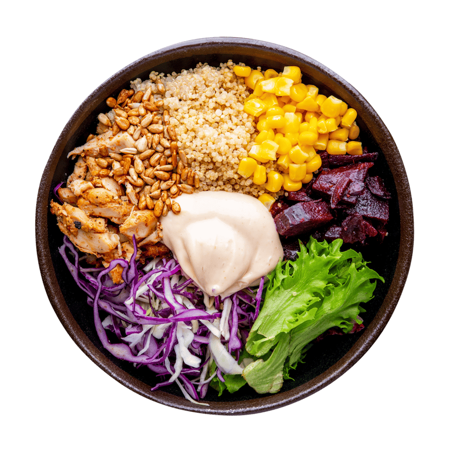 BBQ vegan skál