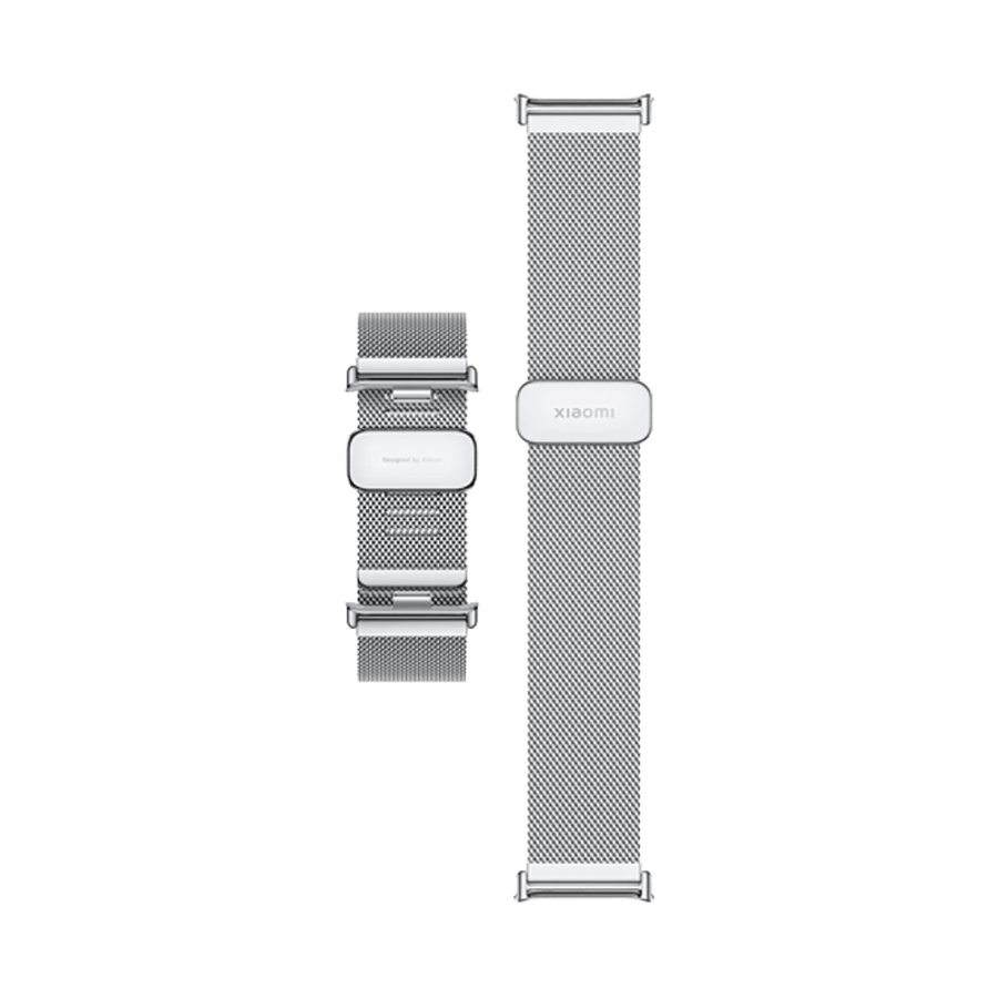Xiaomi Smart Band 8/9/10 Pro - Redmi Watch 4/5/6 - Milanese Silver ól