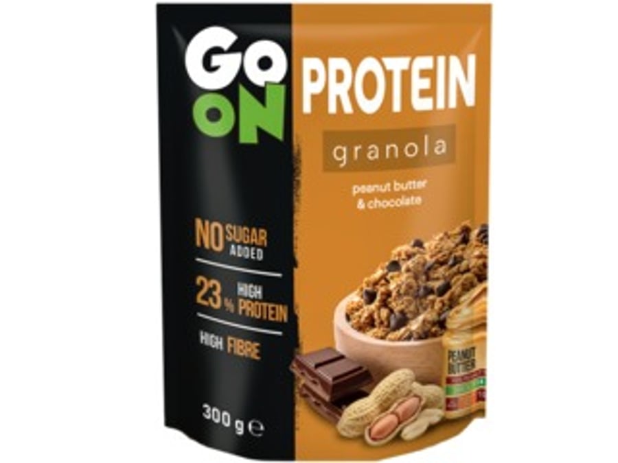 GO-ON prótein granóla með hnetusmjöri og súkkulaði 300 g