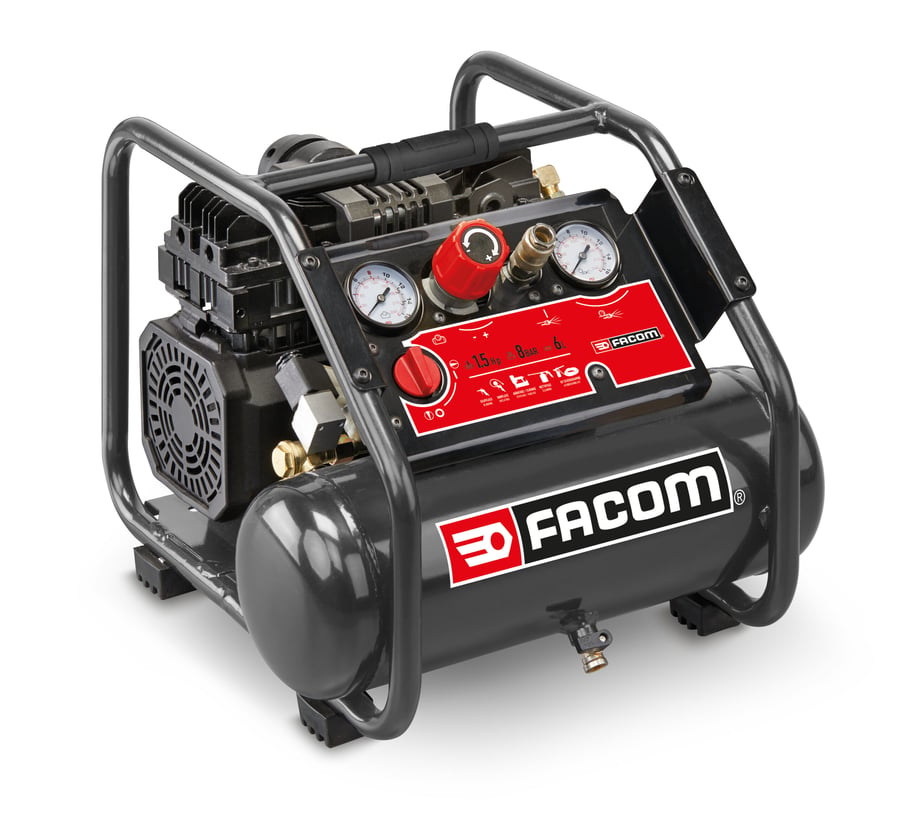 Facom handhæg loftpressa 1,5 HP 6L kútur