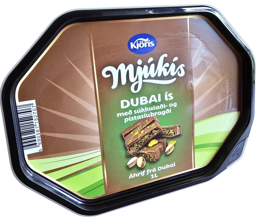 Kjörís Mjúkís Dubai ís 1 l