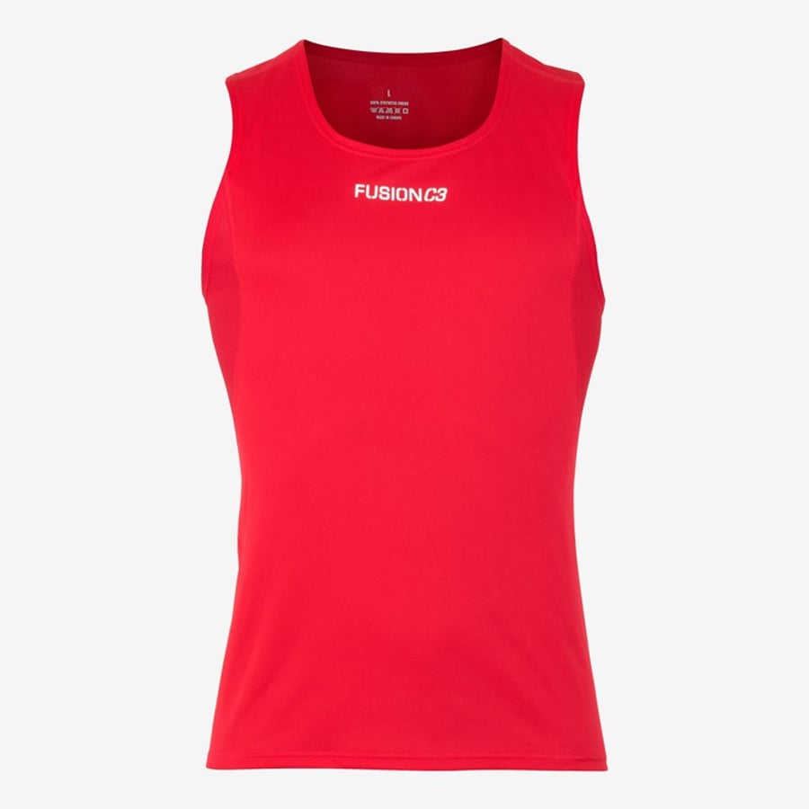 Fusion Mens C3+ Singlet Red
