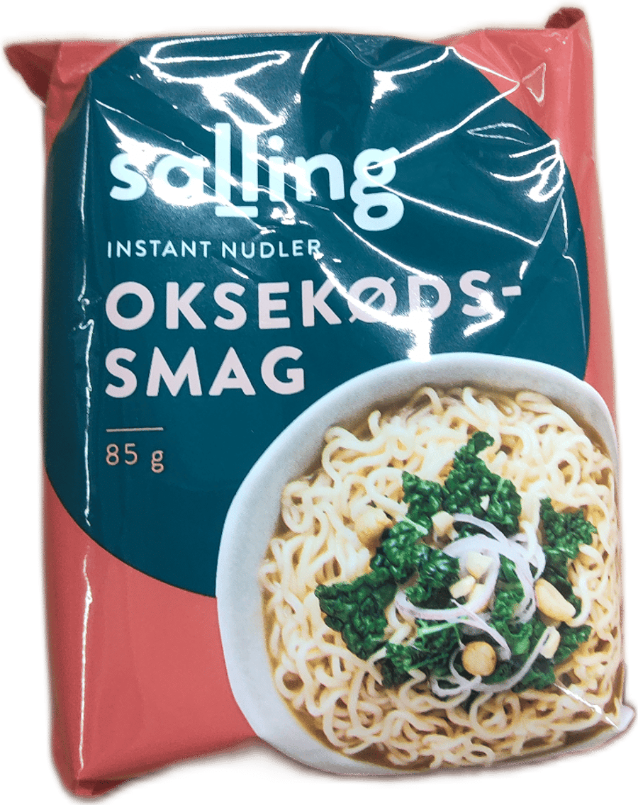 Salling skyndinúðlur með nautakjötsbragði 85 g