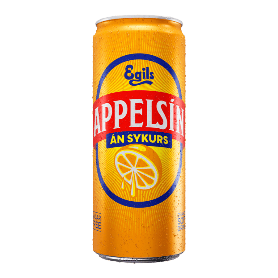 Appelsín án sykur 0,33L